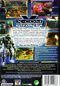 X-COM: Enforcer - Box - Back Image
