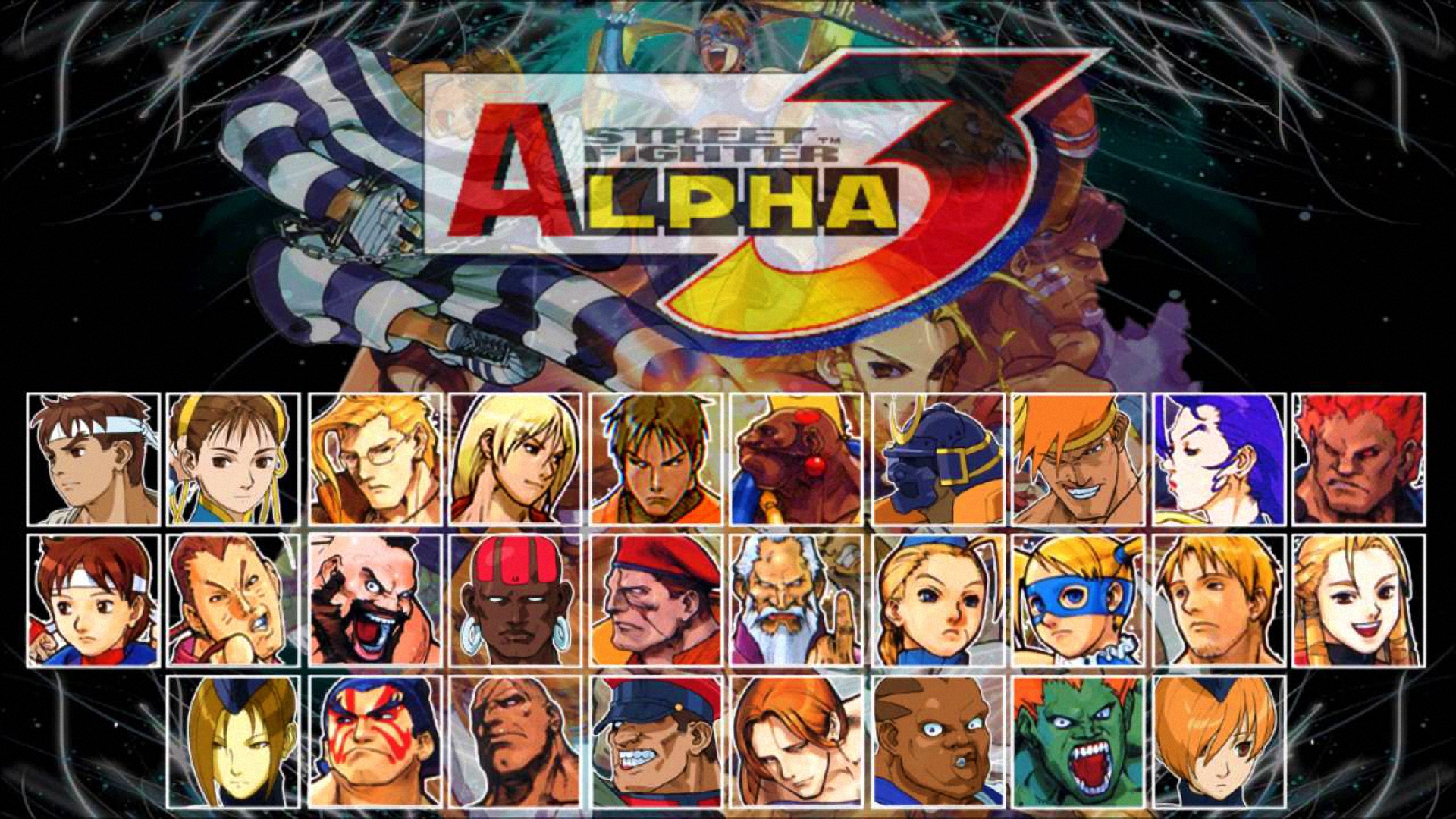 Street Fighter Alpha 3 MAX Concept Art