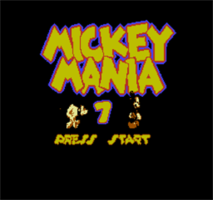 Mickey Mania 7 - Screenshot - Game Title Image