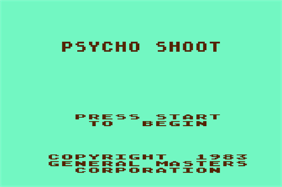 Psycho Shoot - Screenshot - Game Title Image
