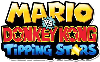 Mario vs. Donkey Kong: Tipping Stars - Clear Logo Image