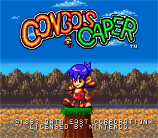 Congo's Caper - Screenshot - Game Title Image