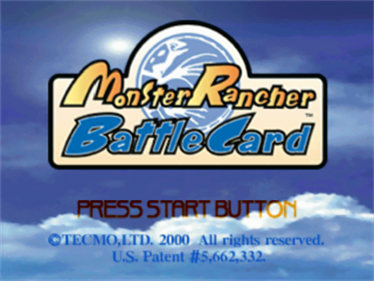 Monster Rancher Battle Card: Episode II - Screenshot - Game Title Image