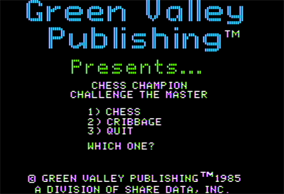 Chess Champion - Screenshot - Game Title Image