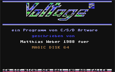 Voltage - Screenshot - Game Title Image