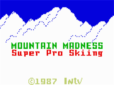 Mountain Madness: Super Pro Skiing - Screenshot - Game Title Image
