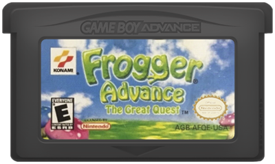 Frogger Advance: The Great Quest - Cart - Front Image