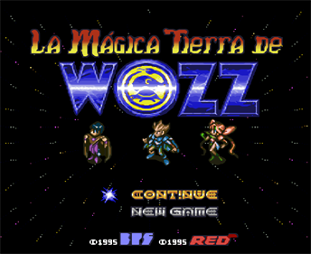 Chou-Mahou Tairiku Wozz - Screenshot - Game Title Image