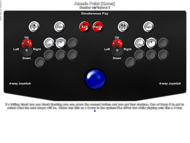 Atomic Point - Arcade - Controls Information Image