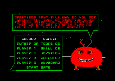 Satellite Warrior - Screenshot - Game Select Image