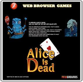 Alice is Dead Chapter 1 - Fanart - Box - Back Image