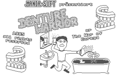 Denture Warrior: The War of Corega - Screenshot - Game Title Image