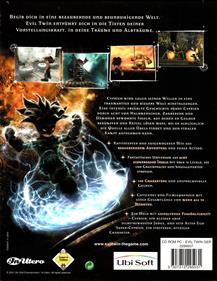Evil Twin: Cypriens Chronicles - Box - Back Image