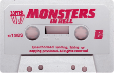 Monsters in Hell - Cart - Back Image