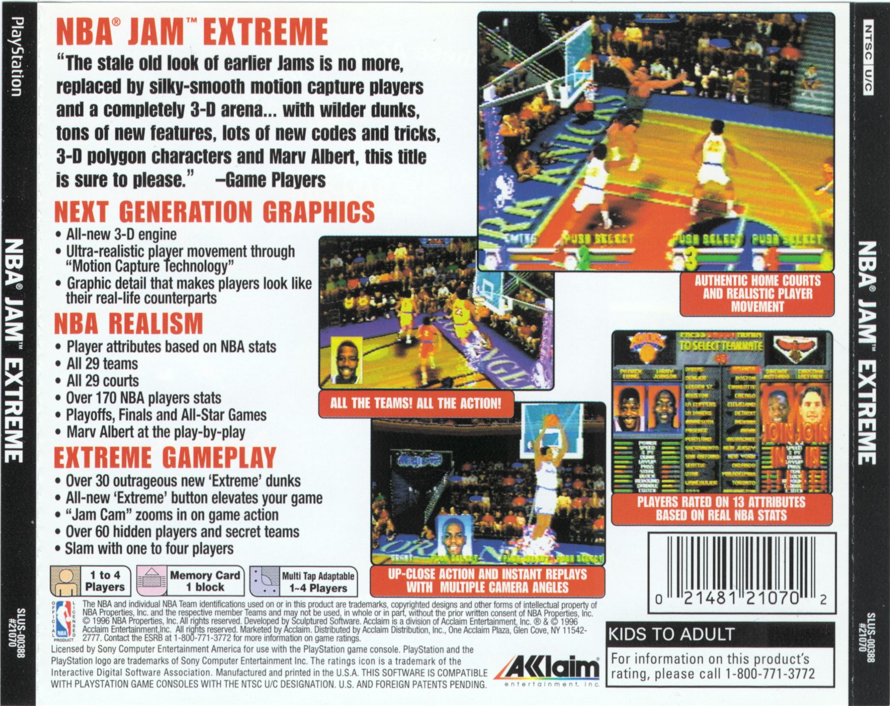 NBA Jam Extreme Images LaunchBox Games Database