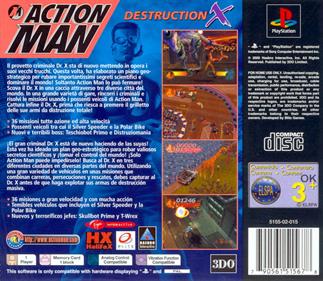 Action Man: Destruction X - Box - Back Image