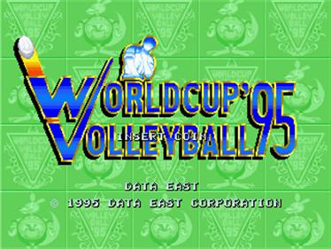 World Cup Volleyball '95 - Screenshot - Game Title Image