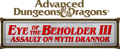 Eye of The Beholder III: Assault on Myth Drannor - Clear Logo Image