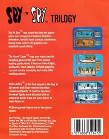 Spy vs Spy Trilogy - Box - Back Image
