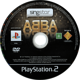 SingStar ABBA - Disc Image