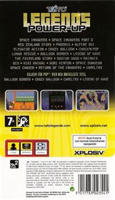 Taito Legends: Power Up - Box - Back Image