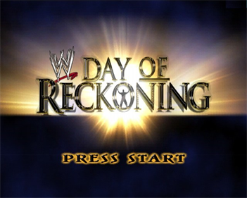 WWE Day of Reckoning - Screenshot - Game Title Image