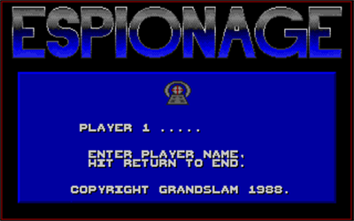 Espionage: The Computer Game - Screenshot - Game Title Image