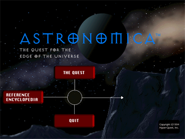 Astronomica: The Quest for the Edge of the Universe - Screenshot - Game Title Image