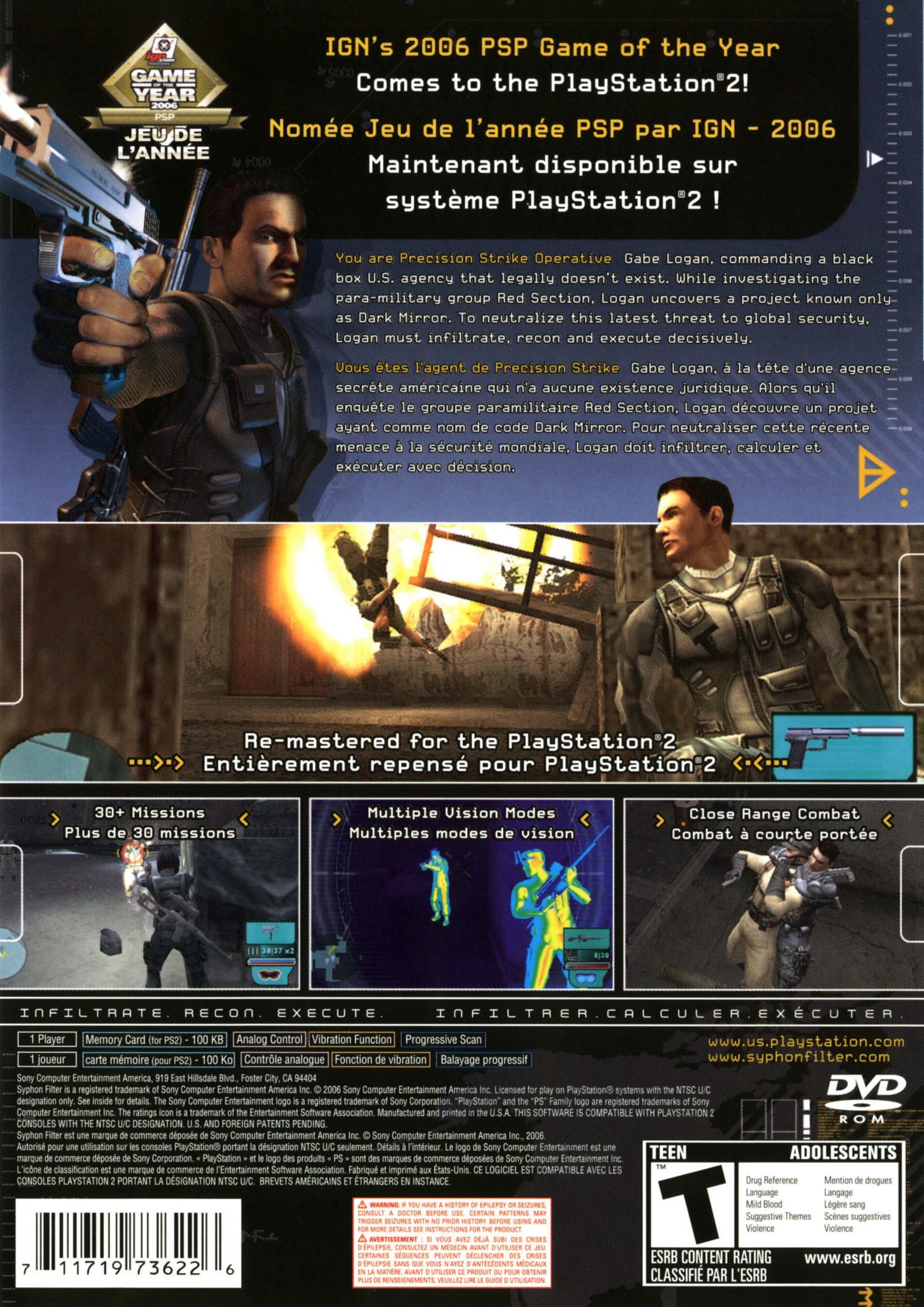 Syphon Filter: Dark Mirror (2006) - MobyGames