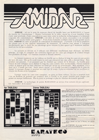 Amidar - Advertisement Flyer - Back Image
