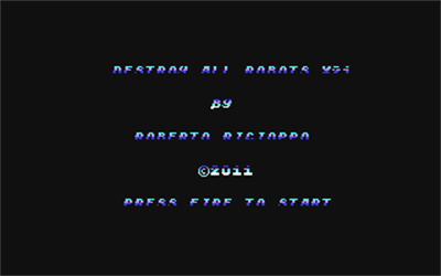 Destroy All Robtos X21 - Screenshot - Game Title Image