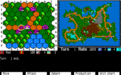 Daisenryaku 88 - Screenshot - Gameplay Image