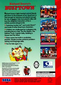 Richard Scarry's Busy-Town - Box - Back Image