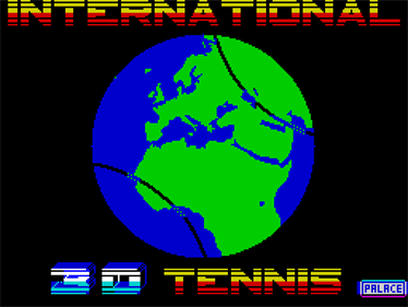 International 3D Tennis - Screenshot - Game Title Image