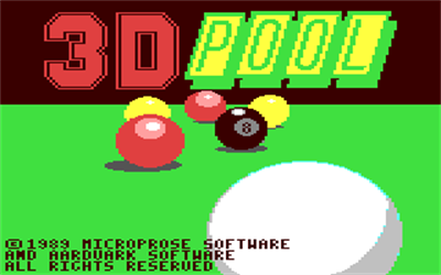 3D Pool - Screenshot - Game Title Image