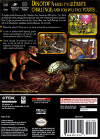 Dinotopia: The Sunstone Odyssey - Box - Back Image