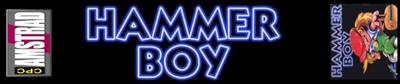Hammer Boy - Banner Image