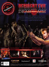 Resident Evil: Dead Aim - Advertisement Flyer - Front Image