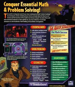 Carmen Sandiego Math Detective - Advertisement Flyer - Front Image