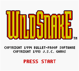 WildSnake - Screenshot - Game Title Image