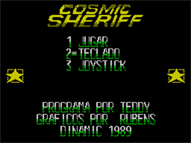 Cosmic Sheriff - Screenshot - High Scores Image