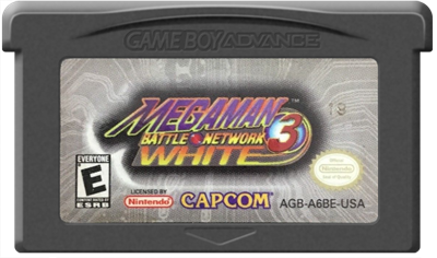 Mega Man Battle Network 3: White Version - Cart - Front Image