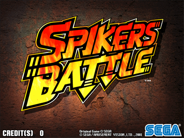 Spikers Battle - Screenshot - Game Title Image