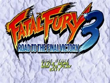 Fatal Fury 3: Road to the Final Victory - Screenshot - Game Title Image