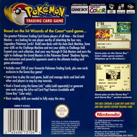 Pokémon Trading Card Game - Box - Back Image