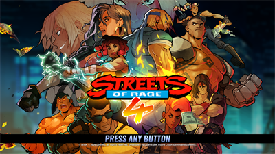Streets of Rage 4 - Screenshot - Game Title Image