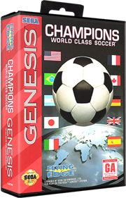 Champions World Class Soccer - Box - 3D Image