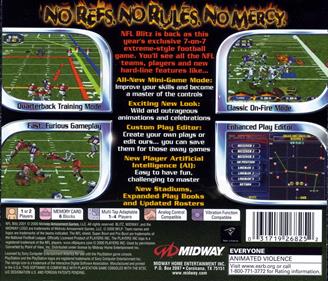 NFL Blitz 2001 - Box - Back Image