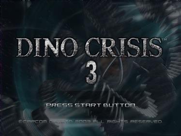 Dino Crisis 3 - Screenshot - Game Title Image