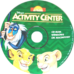 Disney's The Lion King Activity Center - Disc Image